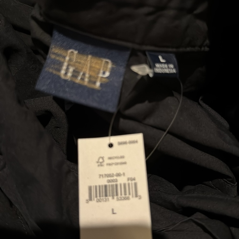 NWT! Gap Poplin Midi Black Shirtdress Contemporary - Multiple 🎻 - Picture 6 of 9
